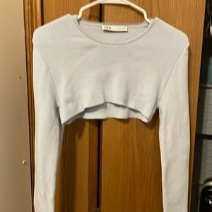 Zara long sleeve purple sweater